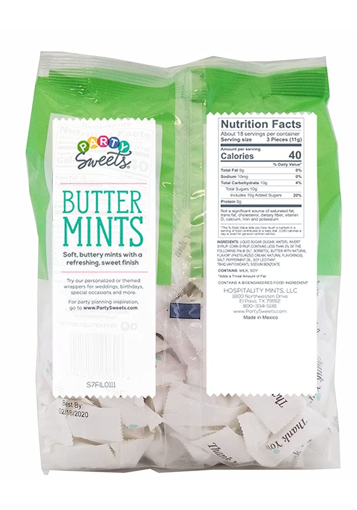 Hospitality Mints Thank You Buttermints Candies, 26 Oz Bag