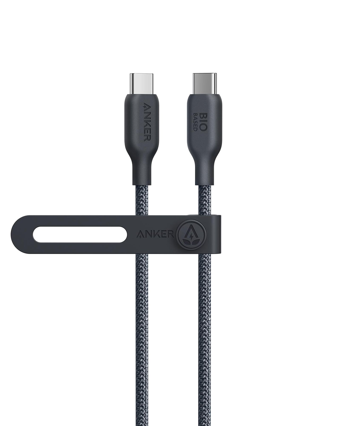 Anker USB C to USB C Cable (240W,10ft), Bio-Braided USB C Charger Cable Fast Charge for iPhone15/15Pro/15Plus/15ProMax, iPad Pro 2020, iPad Air 4, Samsung Galaxy S23+/S23 Ultra