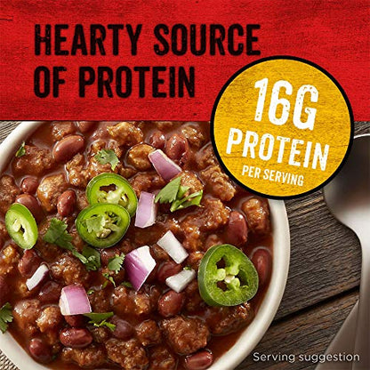 HORMEL Chili Chunky Beef Chili with Beans, No Artificial Ingredients, 15 Oz