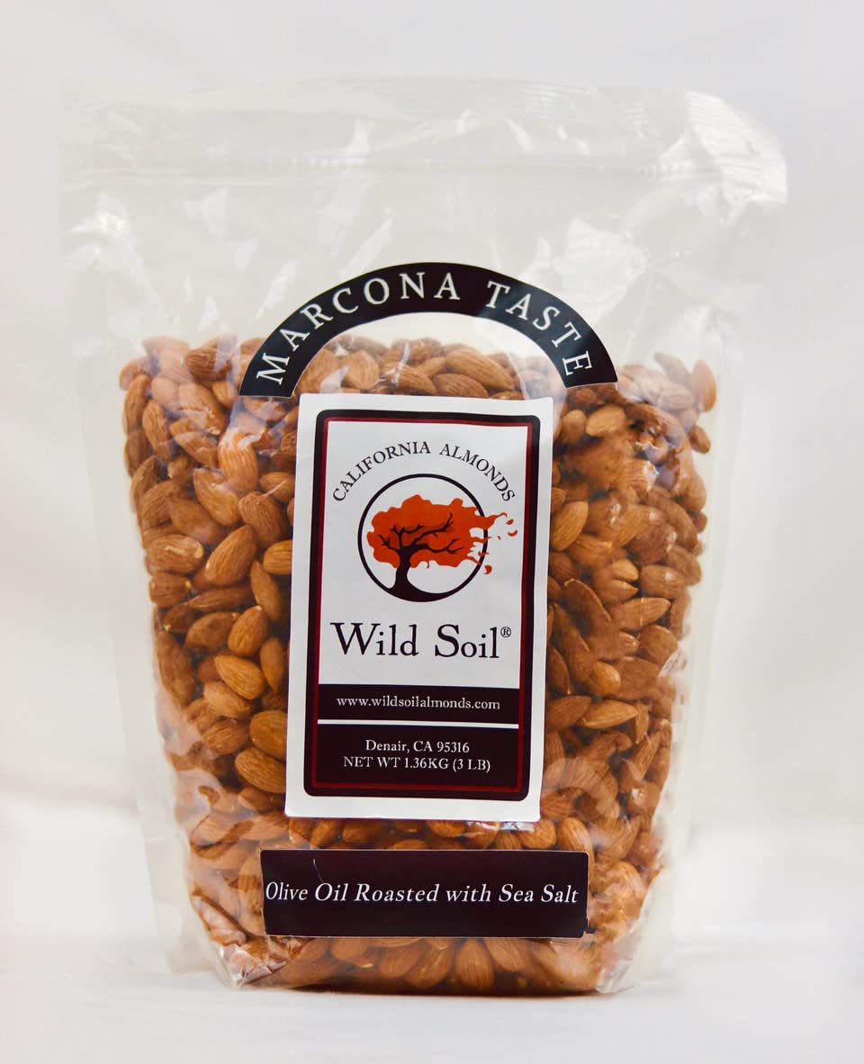 Wild Soil Beyond Almonds, Unflavored– 20% Higher Protein Than Other Almonds, Distinct and Superior to Organic, Raw