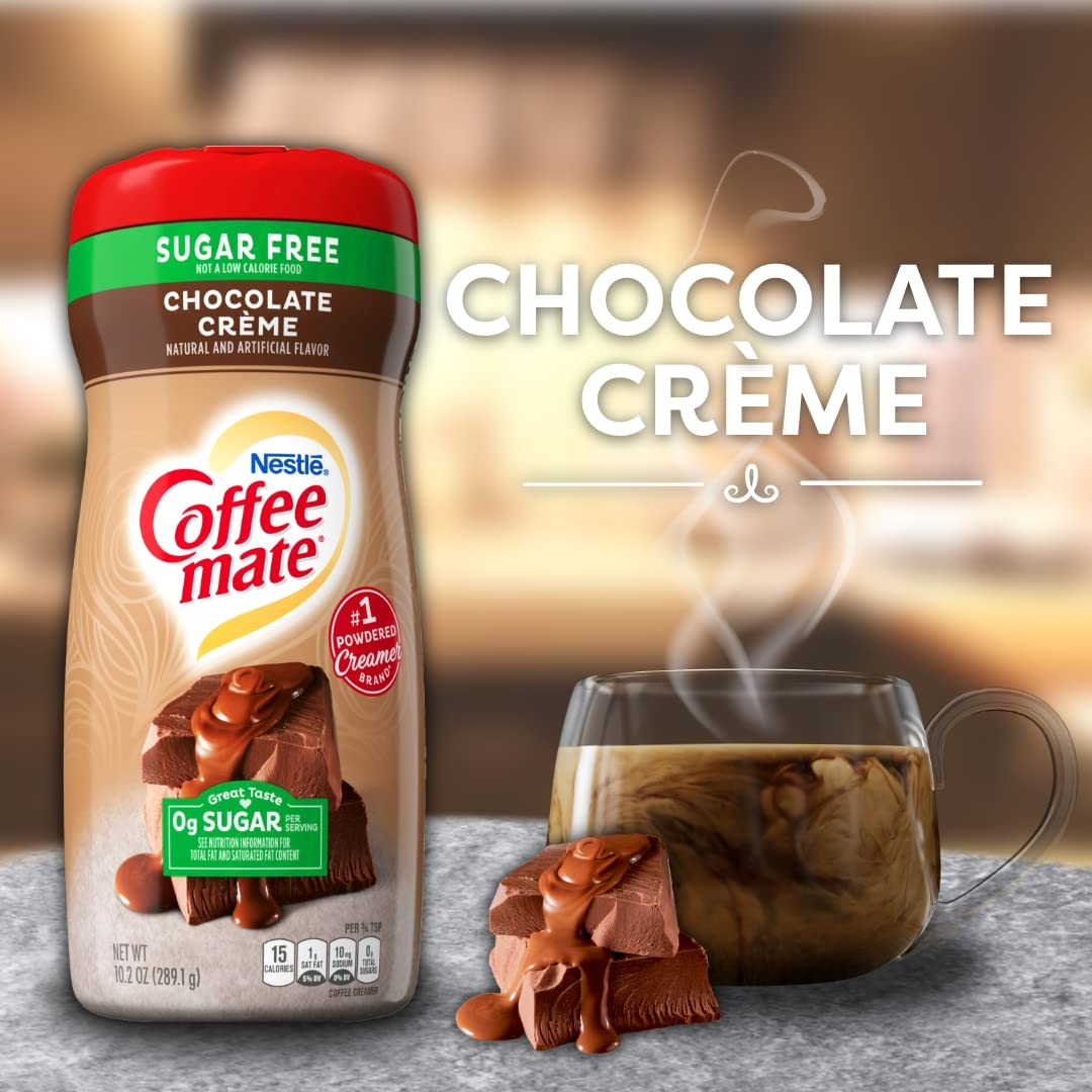 Nestle Coffee mate Chocolate Creme Sugar Free Powder Coffee Creamer