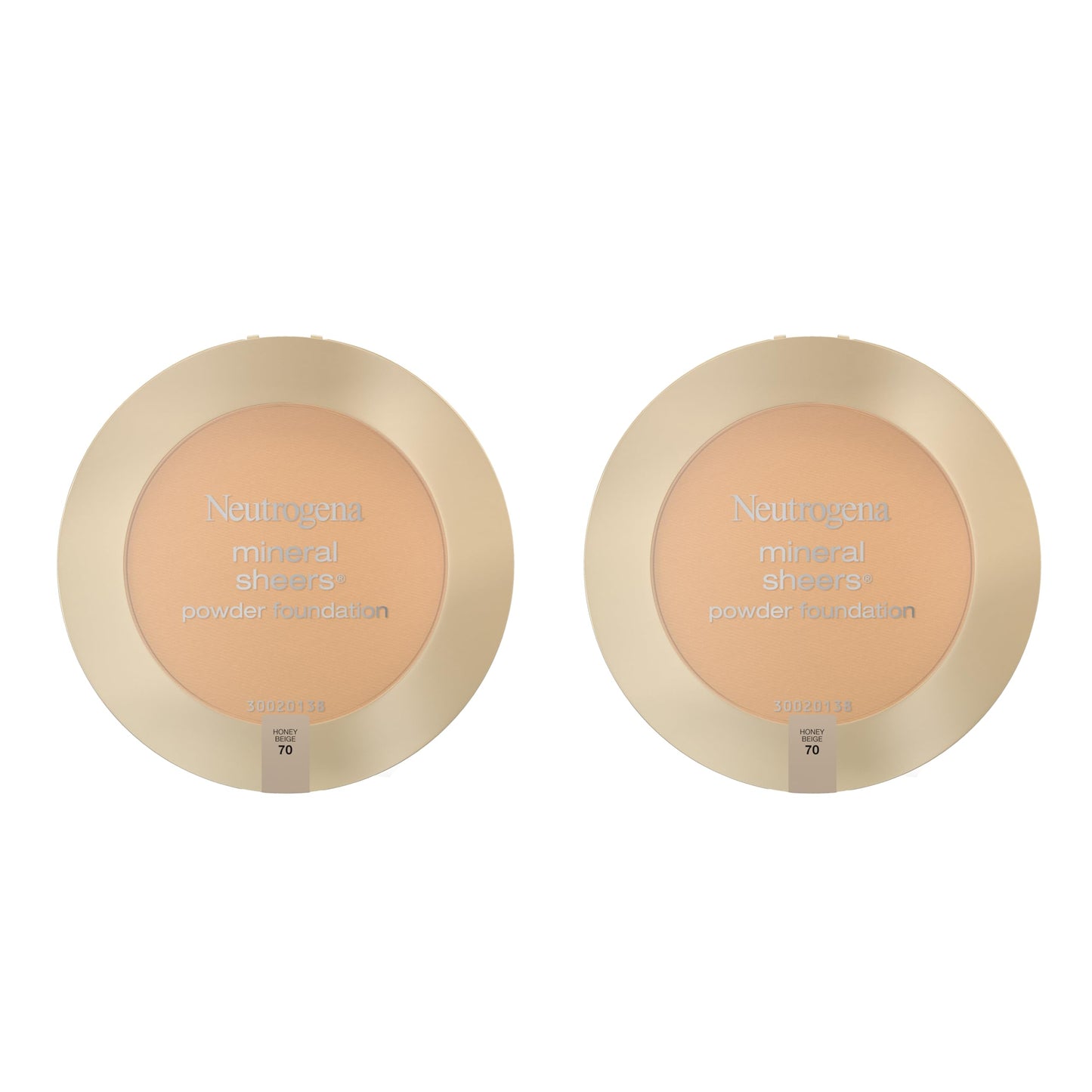 Neutrogena Mineral Sheers Compact Powder Foundation, Lightweight & Oil-Free Mineral Foundation, Fragrance-Free, Nude 40,.34 oz