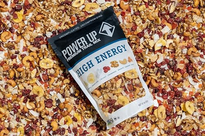 Power Up Trail Mix, Mega Omega Trail Mix, Non-GMO, Vegan, Gluten Free, No Artificial Ingredients, Gourmet Nut, 14 Ounce Bag