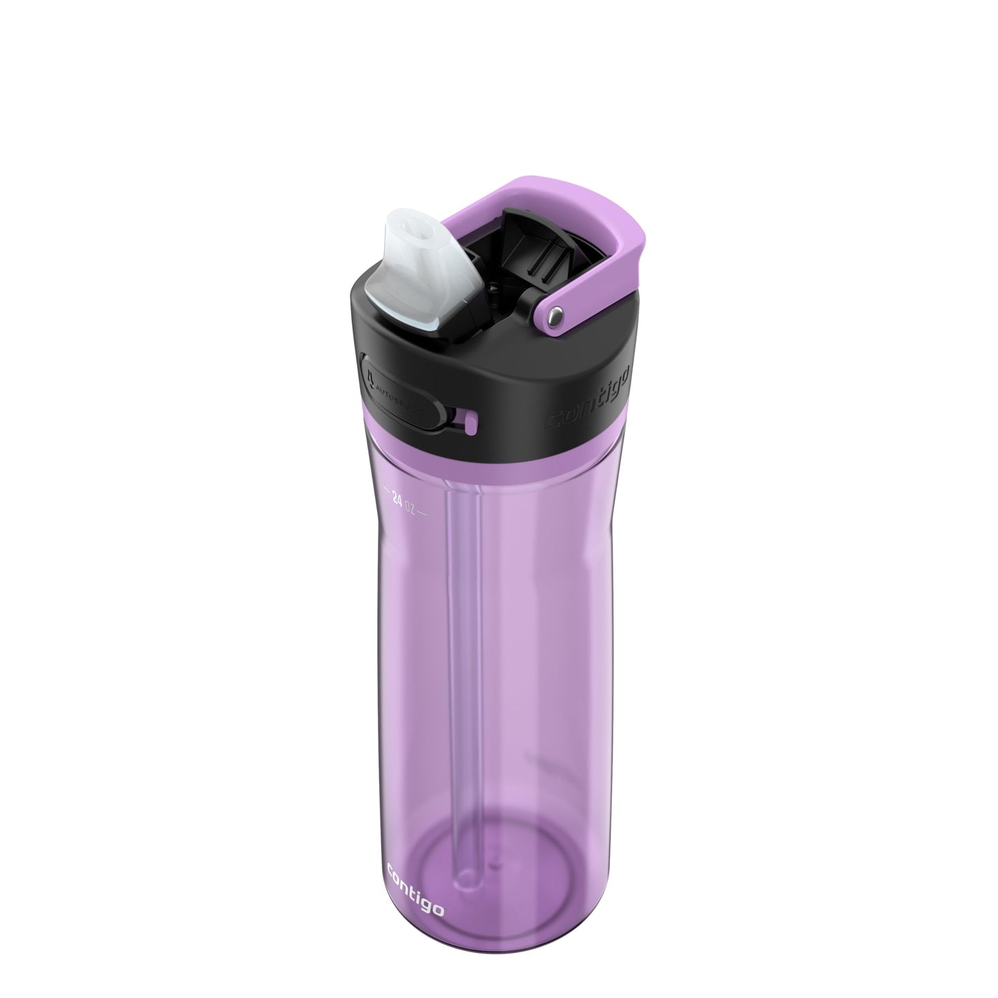 Contigo Ashland 2.0 Water Bottle with AUTOSPOUT Lid | Tritan Water Bottle, 24oz., 3 Pack, Juniper & Sake & Bubble Tea