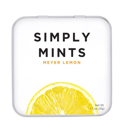 Natural Breath Mints by Simply Gum | Peppermint | Pack of Six (180 Pieces Total) | Breath Freshening, Vegan, Non-GMO, Nothing Artificial