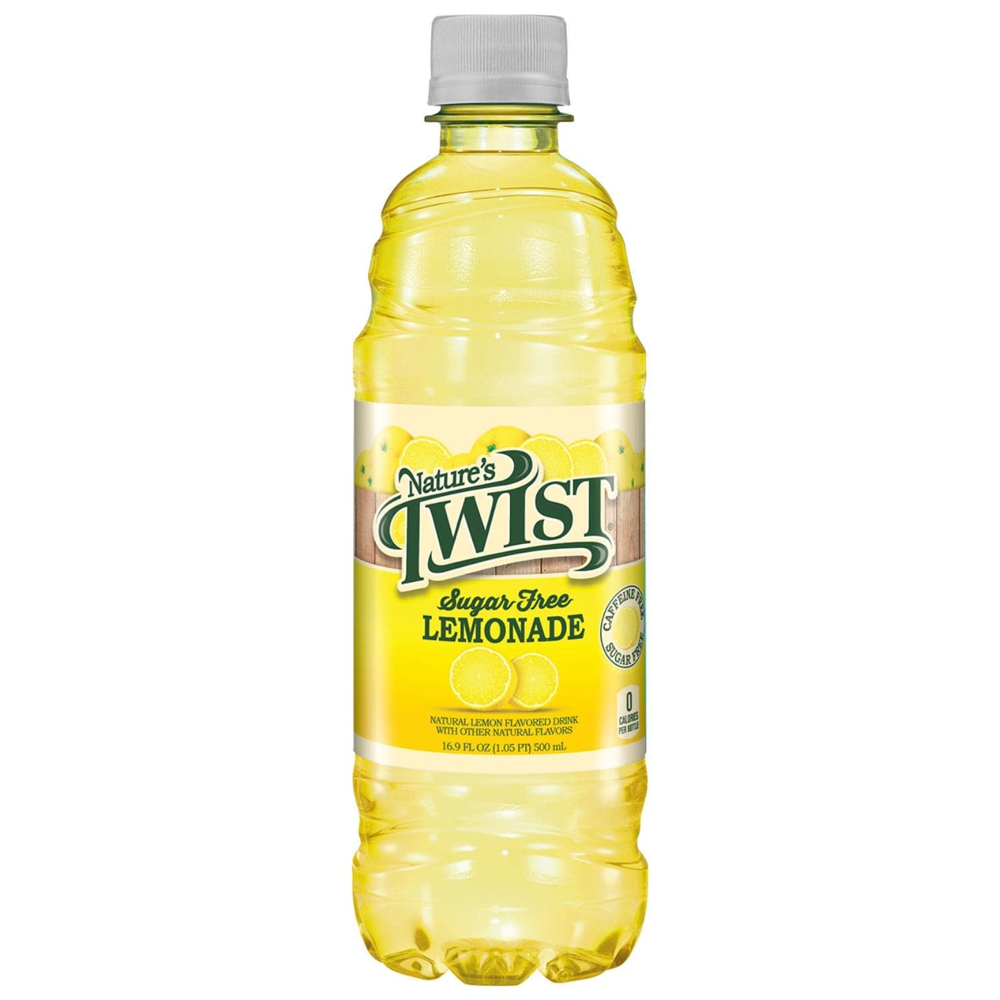 Nature's Twist Sugar Free Lemonade 24 pack, 405.6 Fl Oz (Pack of 24)