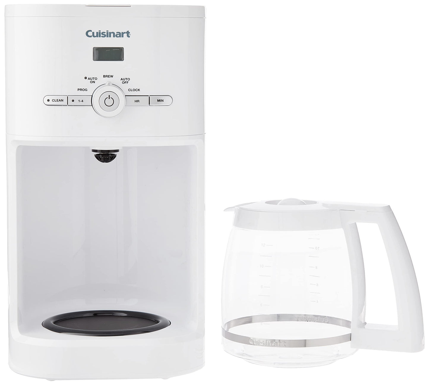 Cuisinart DCC-1120 12-Cup Classic Programmable Coffeemaker, White, 12-Cup, Programmable