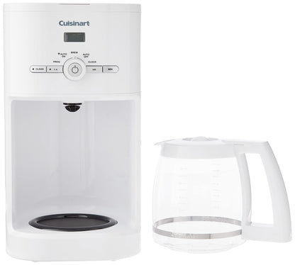 Cuisinart DCC-1120 12-Cup Classic Programmable Coffeemaker, White, 12-Cup, Programmable