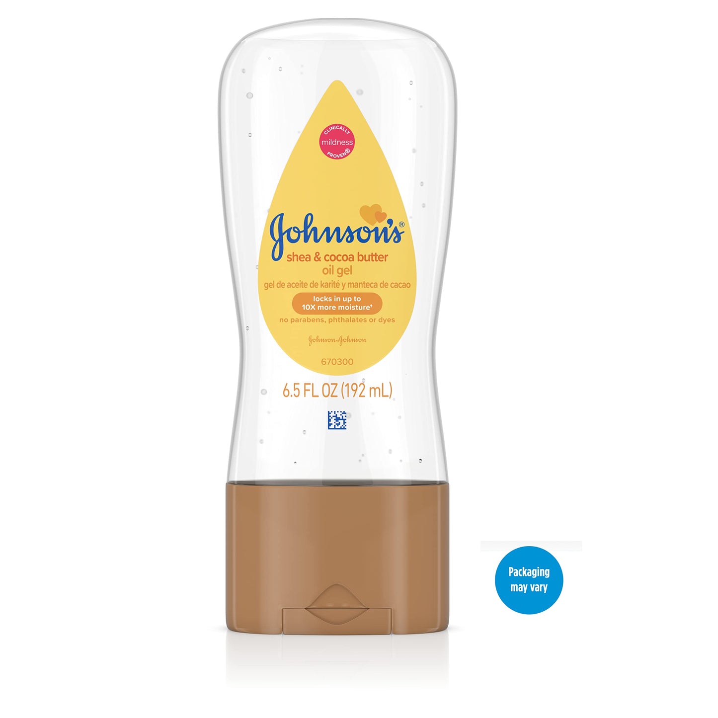 Johnson's Baby Oil, Mineral Oil Enriched with Shea & Cocoa Butter to Prevent Moisture Loss, Hypoallergenic, 20 fl. oz