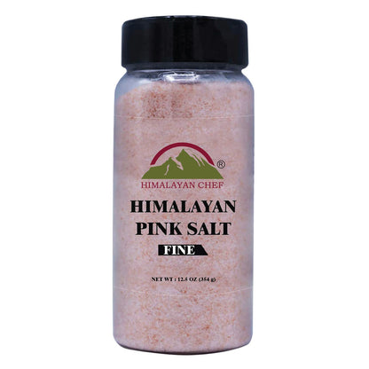 Himalayan Chef Pink Himalayan Salt, Fine Grain - 1 lbs (1 Pound Bag)