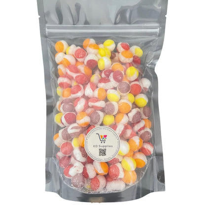 KD Supplies Freeze Dried Crunchy Comets - Premium Freeze Dried Crunchy Candy With an Enhanced Flavor (10 oz, Original Rainbow)