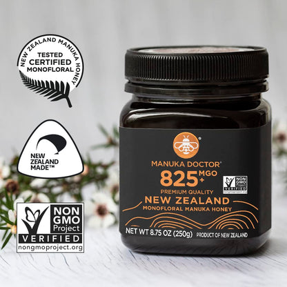 MANUKA DOCTOR - Raw Manuka Honey MGO 30+ SQUEEZY, 100% Pure New Zealand Honey. Certified. Guaranteed. RAW. Non-GMO (10.58 oz)