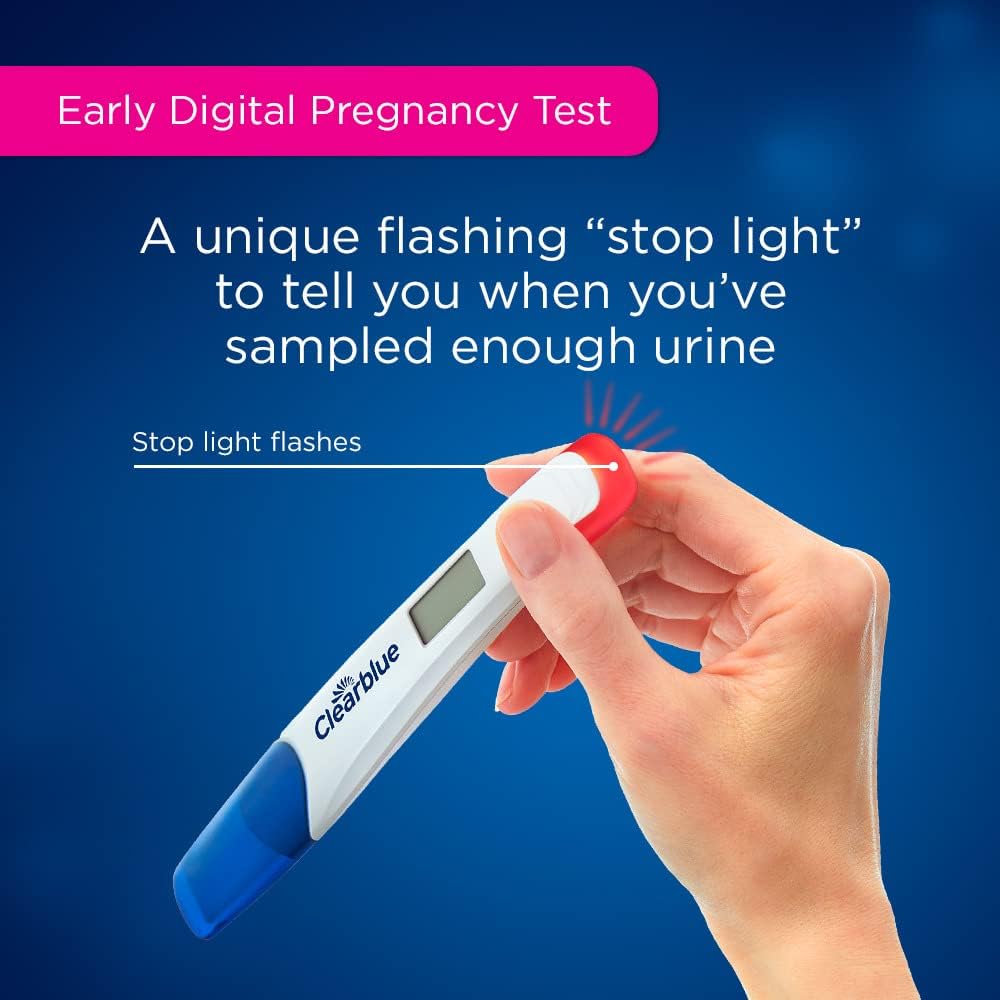 Clearblue Triple Assurance Pregnancy Test Kit, Home Pregnancy Tests, 3 Ways to Test, 3 Ct