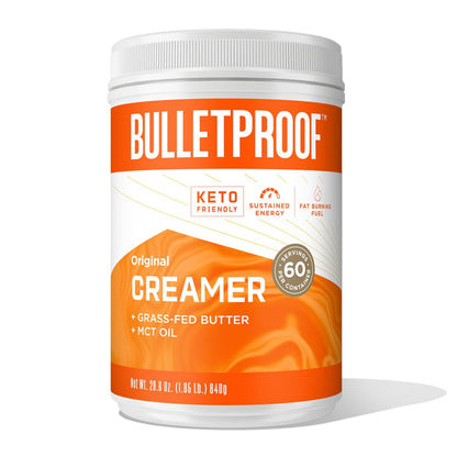 Bulletproof Original Creamer, 14.8 Ounces, Keto Coffee Creamer with MCT Oil and Grass-Fed Butter, Supports Brain Function