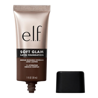 e.l.f. Soft Glam Foundation, Medium Coverage, Long-Lasting & Buildable Foundation For A Smooth, Satin Finish, Vegan & Cruelty-Free, 10 Fair Cool