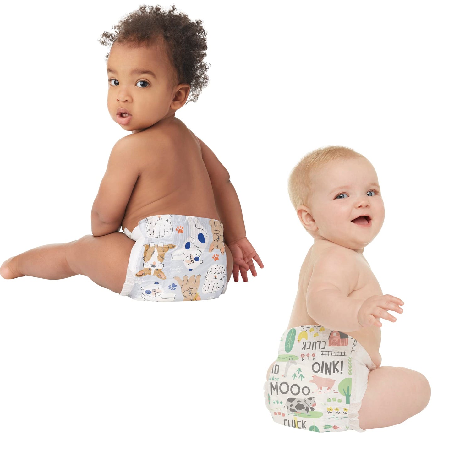 The Honest Company Clean Conscious Diapers | Plant-Based, Sustainable | Above It All + Pandas | Club Box, Size Newborn, 72 Count