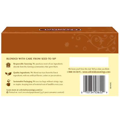 Celestial Seasonings Country Peach Passion Herbal Tea, Caffeine Free, 20 Tea Bags Box, (Pack of 6)