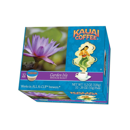 Kauai Coffee Na Pali Coast Dark Roast - Compatible with Keurig Pods K-Cup Brewers (1 Pack of 24 Single-Serve Cups)