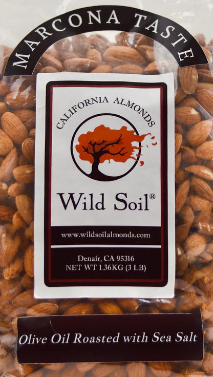 Wild Soil Beyond Almonds, Unflavored– 20% Higher Protein Than Other Almonds, Distinct and Superior to Organic, Raw