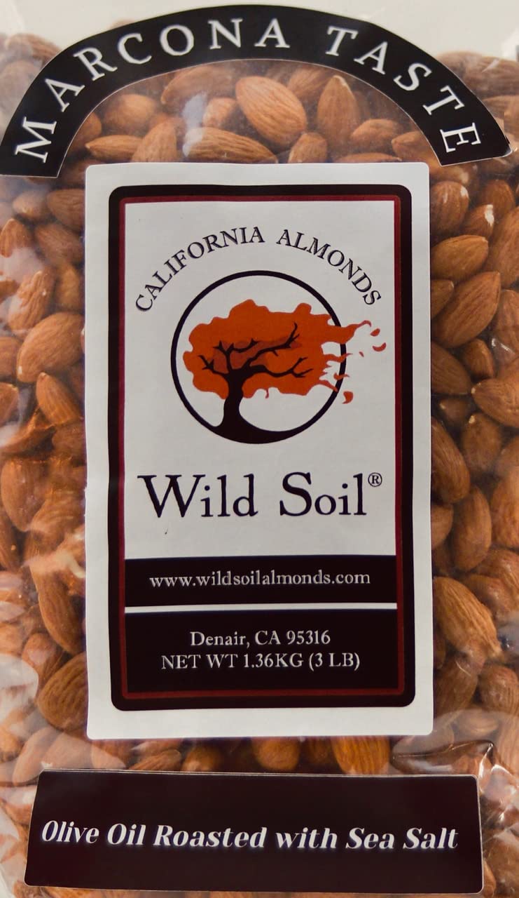 Wild Soil Beyond Almonds, Unflavored– 20% Higher Protein Than Other Almonds, Distinct and Superior to Organic, Raw