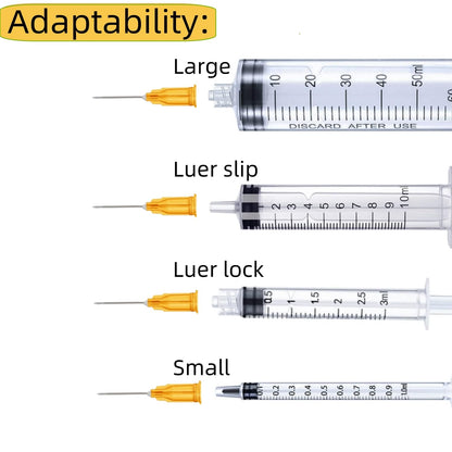 100 Pack 18Ga 1 Inch Sterile Disposable Injection Needle with Cap for Scientific and Industrial Dispensing Needl Accessories