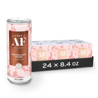 FREE AF Non-Alcoholic Tasting Pack | Ready to Drink, Random Assortment of Classic Mocktails | Low Calories & Sugar | 8.4fl oz Cans (6 pack)