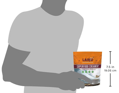 Laird Superfood Non-Dairy Superfood Creamer - Coconut Powder Coffee Creamer - Sweet & Creamy - Gluten Free, Non-GMO, Vegan - 16 oz. Bag, Pack of 1