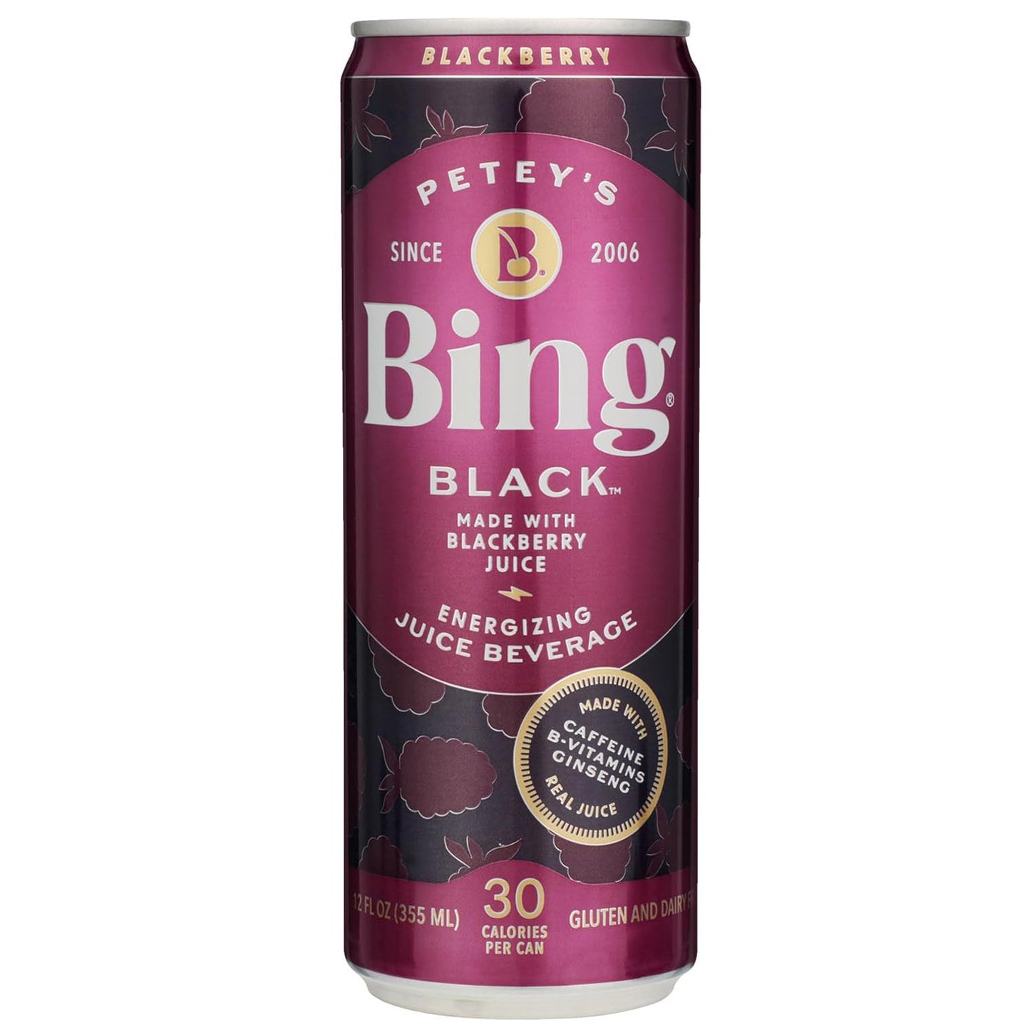 Bing Beverage Company Bing Black Cherry, 12- Fl. Oz (Pack of 24)