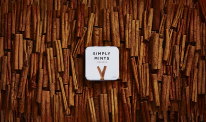 Natural Breath Mints by Simply Gum | Peppermint | Pack of Six (180 Pieces Total) | Breath Freshening, Vegan, Non-GMO, Nothing Artificial