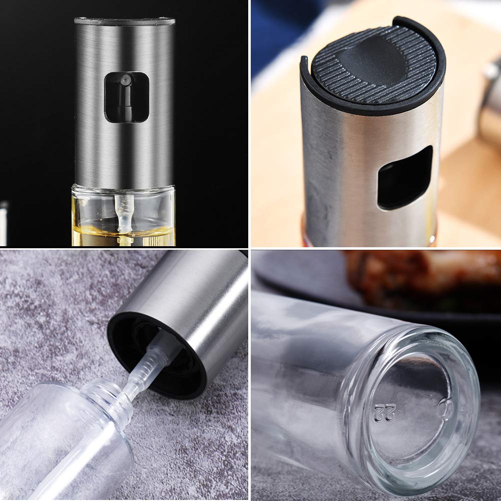 Oil Sprayer for Cooking Olive Oil Sprayer Mister for Air Fryer Vegetable Vinegar Oil Portable Mini Kitchen Gadgets for Baking,Salad,Grilling,BBQ,Roasting (1)