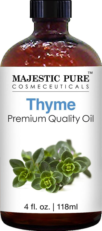 MAJESTIC PURE Basil Essential Oil, Premium Grade, Pure and Natural Premium Quality Oil, 4 Fl Oz