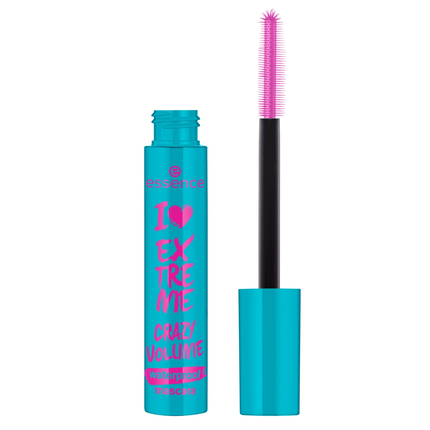 essence | I Love Extreme Volume Mascara Waterproof | Paraben Free | Cruelty Free | Black (Pack of 1, Waterproof)