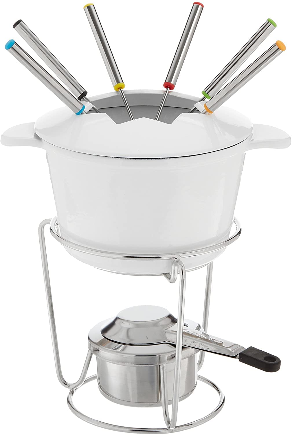 Cuisinart Fondue Pot, 3 Quart, For Chocolate, Cheese, Broth, Oil, Stainless Steel, CFO-3SSP1