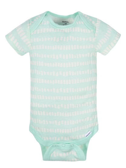 Gerber Unisex-Baby 8-Pack Short Sleeve Onesies Bodysuits