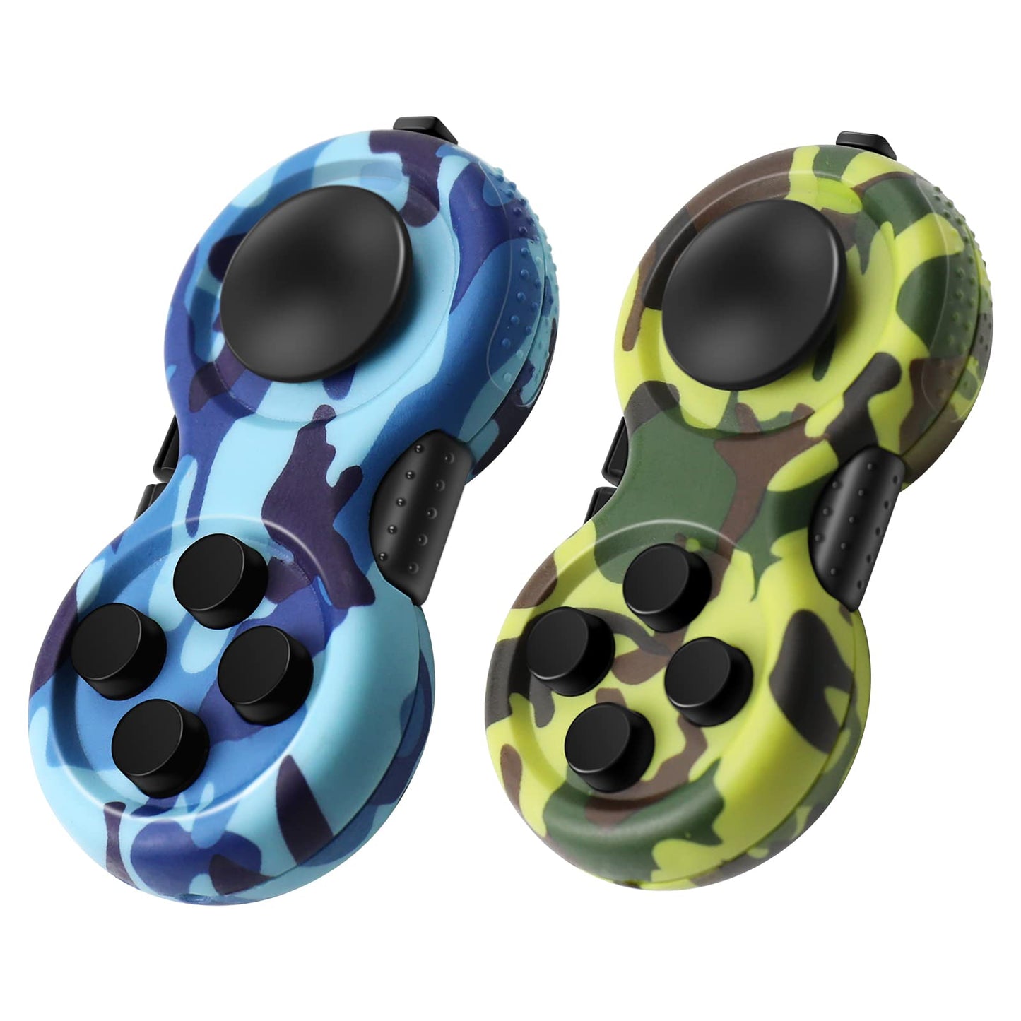 WTYCD Original Fidget Toy Game, Rubberized classical Controller Fidget Concentration Toy with 8-Fidget Functions and Lanyard - Excellent for Relieving Stress and Anxiety