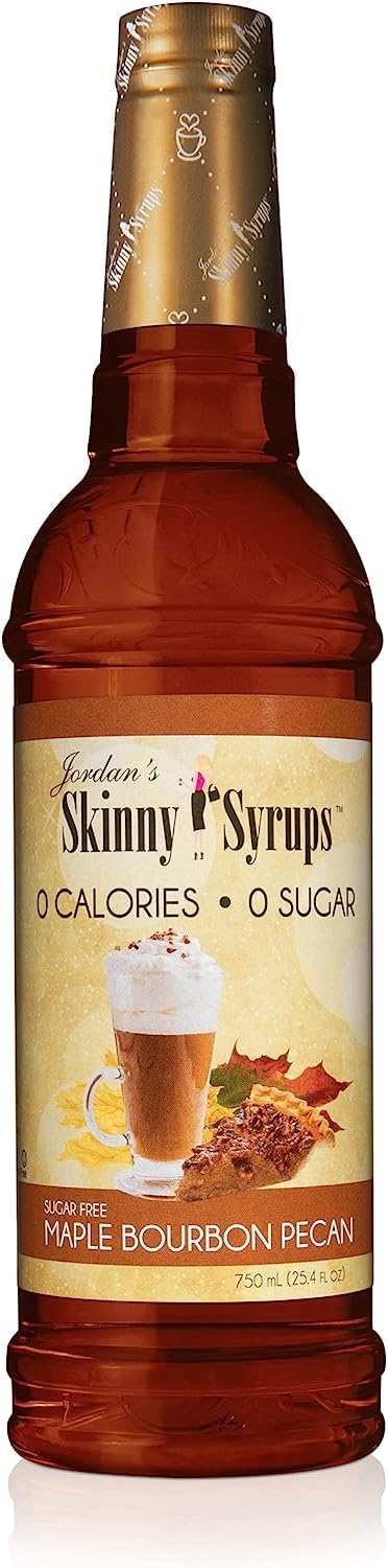 Jordan's Skinny Syrups Sugar Free Coffee Syrup, Vanilla Flavor Drink Mix, Zero Calorie Flavoring for Chai Latte, Protein Shake, Food and More, Gluten Free, Keto Friendly, 25.4 Fl Oz, 2 Pack