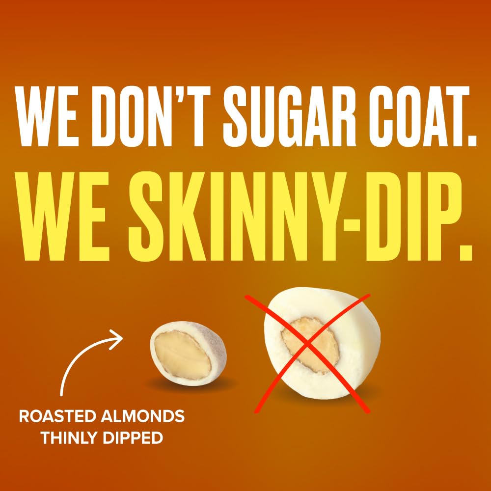 SkinnyDipped Snack Attack Minis Almond Variety Pack, Healthy Snack, Plant Protein, Gluten Free, 0.46 oz Mini Bags, Pack of 25