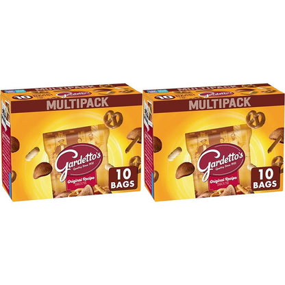 Gardetto's Snack Mix, Original Recipe, Multipack Snack Bags, 1.75 oz, 10 ct (Pack of 2)