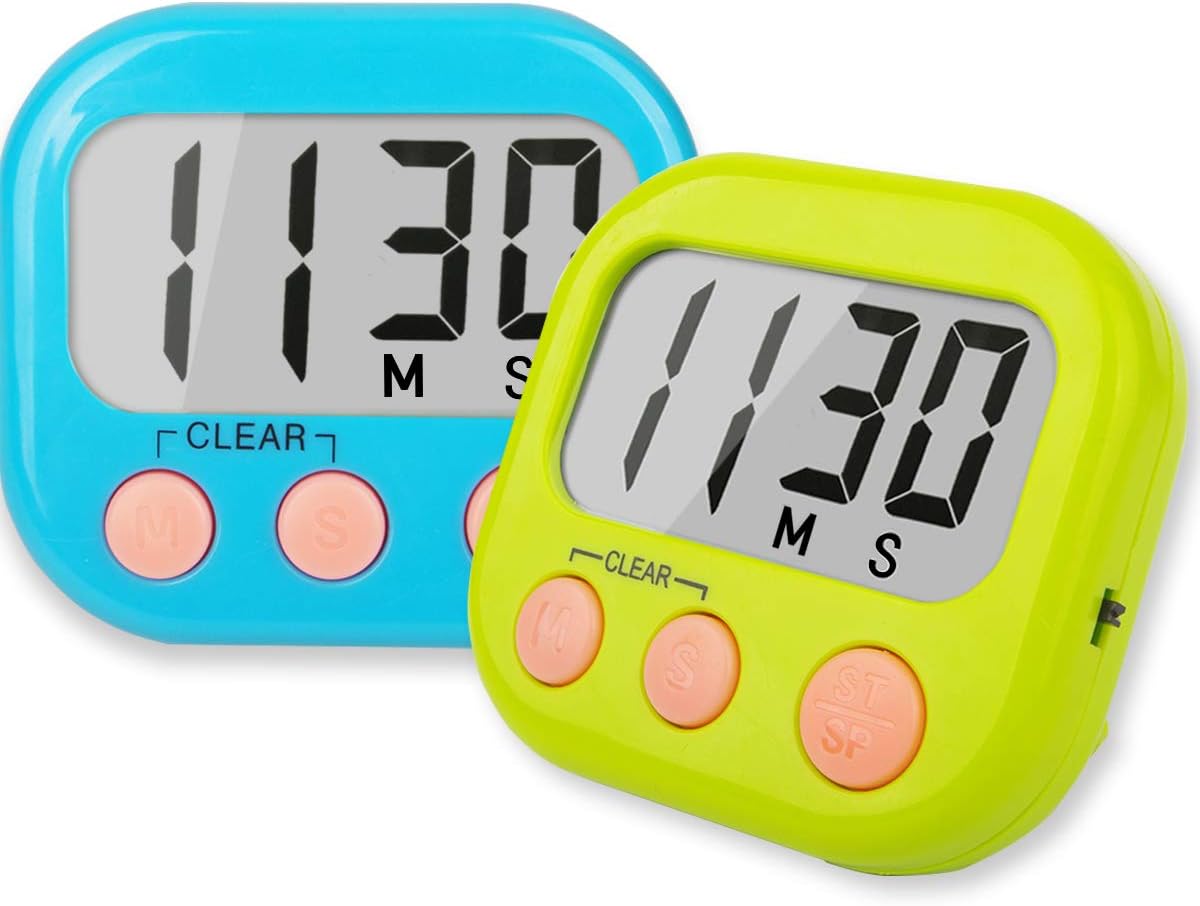 Classroom Timers for Teachers Kids Large Magnetic Digital Timer 2 Pack