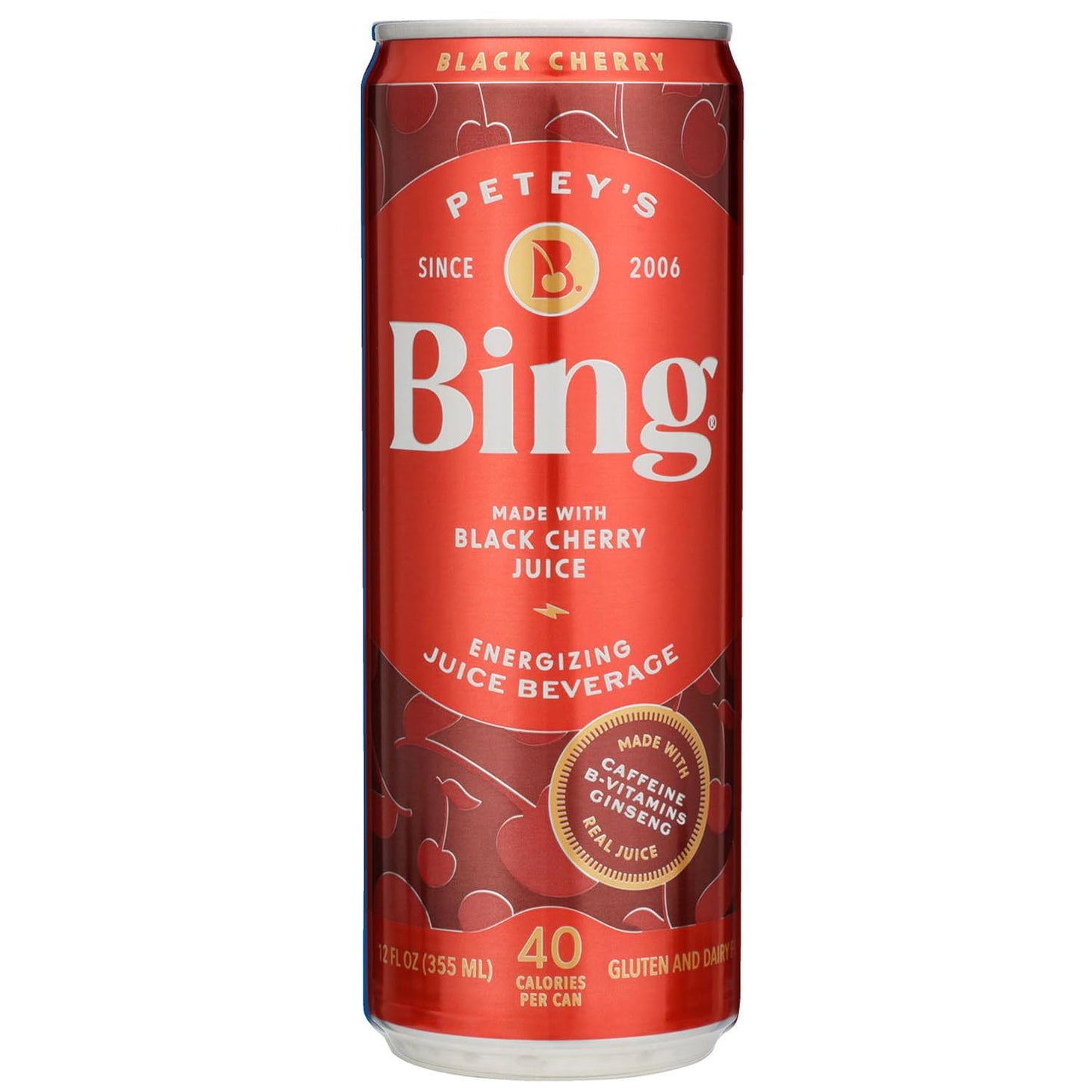 Bing Beverage Company Bing Black Cherry, 12- Fl. Oz (Pack of 24)