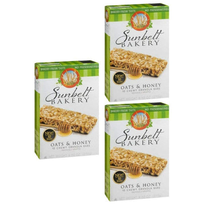 Sunbelt Bakery Oats & Honey Chewy Granola Bars, 15-1.0 OZ Bars (1 Box)