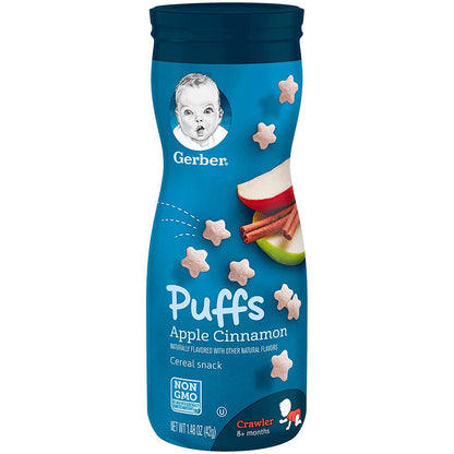 Gerber Baby Snacks Puffs, Strawberry Apple, 1.48 Ounce (Pack of 6)