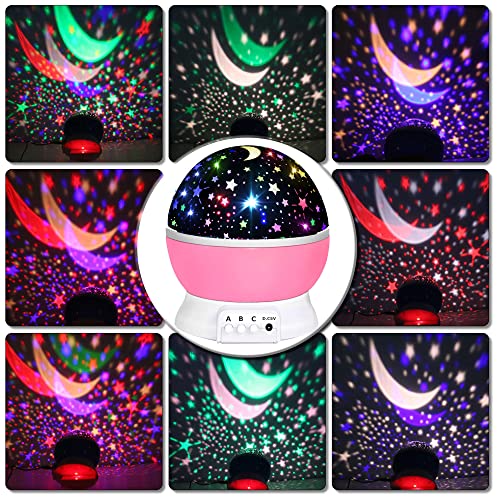 Toys for 1-10 Year Old Girls,Star Projector for Kids 2-9 Year Old Girl Gifts Toys for 3-8 Year Old Girls Christmas Gifts for 4-7 Year Old Boys Sensory Toy Birthday Gifts Stocking Stuffers for Kids