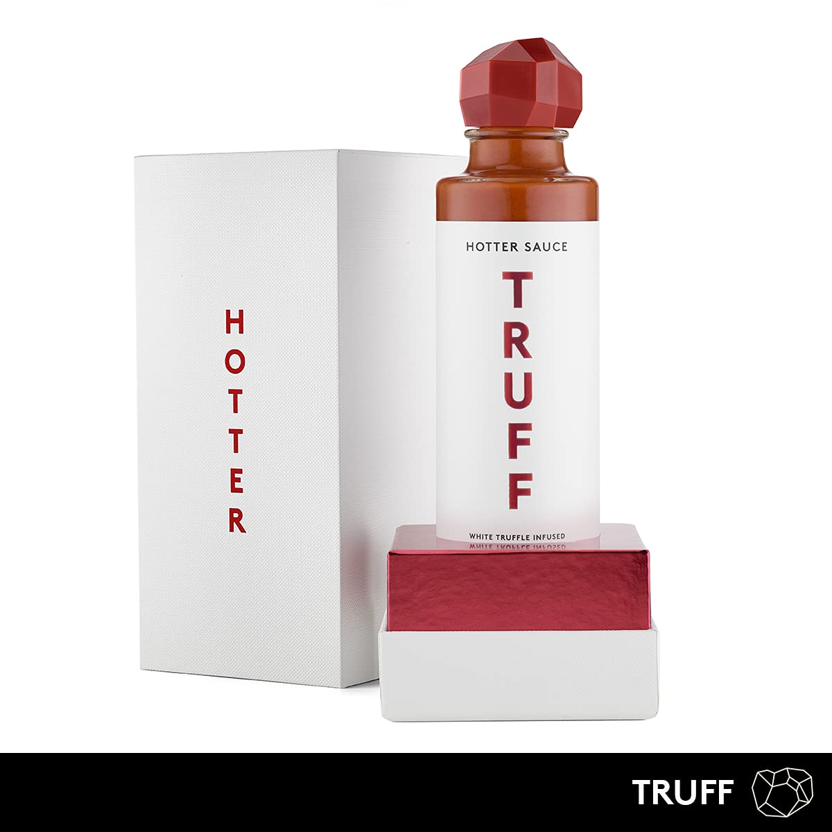 TRUFF Original Black Truffle Hot Sauce, Gourmet Hot Sauce with Ripe Chili Peppers, Black Truffle Oil, Agave Nectar, Unique Flavor Experience in a Bottle, 6 oz.