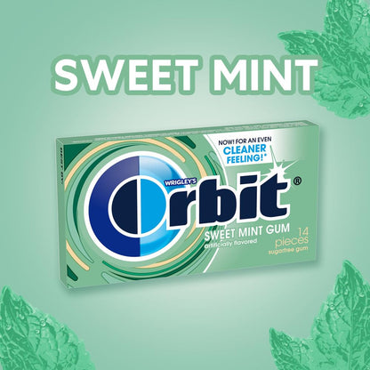 ORBIT Sweet Mint Sugar Free Chewing Gum