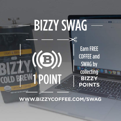 Bizzy Organic Cold Brew Coffee | Smooth & Sweet Blend | Coarse Ground Coffee | Micro Sifted | Specialty Grade | 100% Arabica | 1 LB