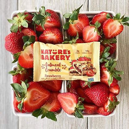 Nature's Bakery Oatmeal Crumble Strawberry Bars, 1.41 Oz, 6 Ct