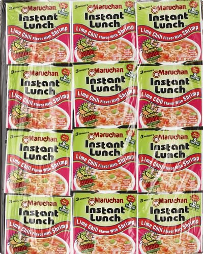 Maruchan Instant Lunch Beef, 2.25 Oz, Pack of 12