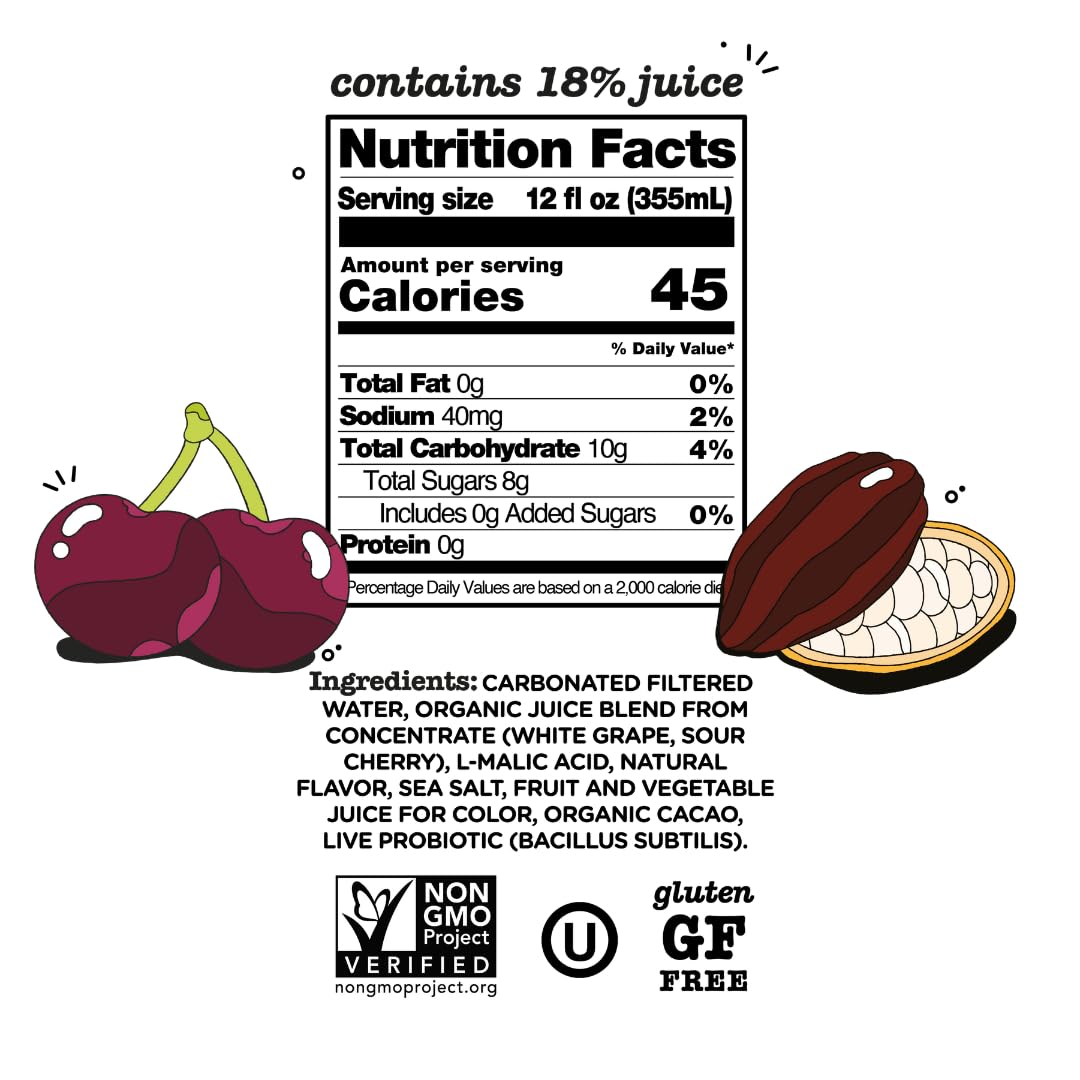 Culture Pop Soda Sparkling Probiotic Drink, 45 Calories Per Can, Vegan Soda for Gut Health, Non-GMO, GF, No Added Sugar, 12 Pack, 12 Fl Oz Cans, Jazzy & Juicy Variety Pack - New!