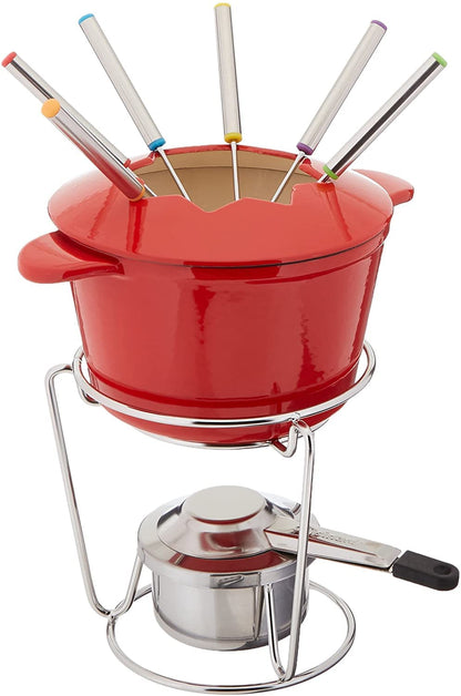 Cuisinart Fondue Pot, 3 Quart, For Chocolate, Cheese, Broth, Oil, Stainless Steel, CFO-3SSP1